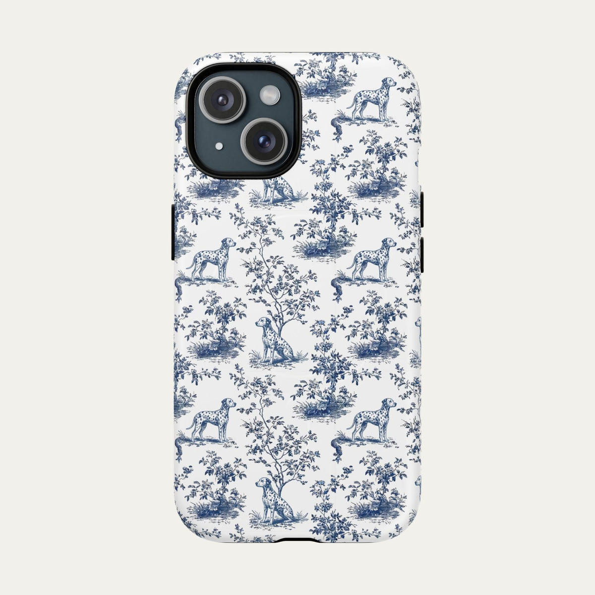 Dalmatian Blue Toile Phone case