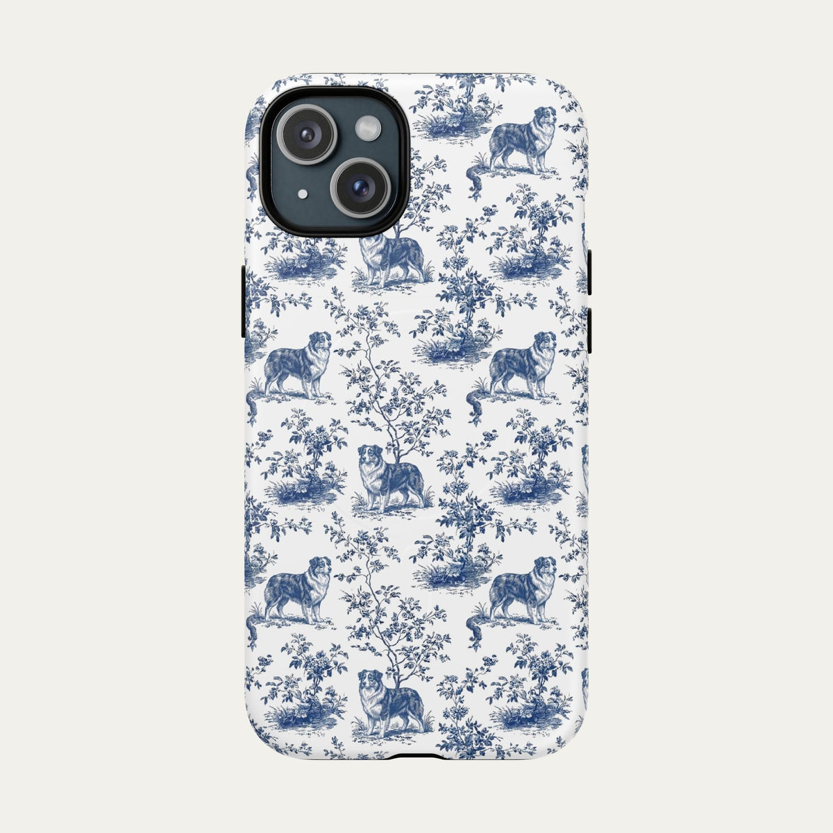 Australian Shepherd Blue Toile Phone case