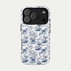Shetland Sheepdog Blue Toile Phone case