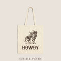 Howdy Cavalier King Charles Spaniel Tote Bag