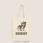 Howdy Cavalier King Charles Spaniel Tote Bag