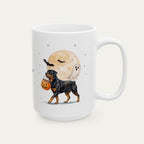 Custom Rottweiler Halloween mug