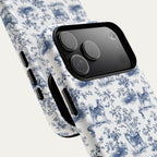 Husky Blue Toile Phone case