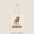 Howdy Bloodhound Tote Bag