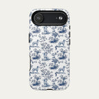 Dalmatian Blue Toile Phone case