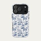 Ragdoll Cat Blue Toile Phone case