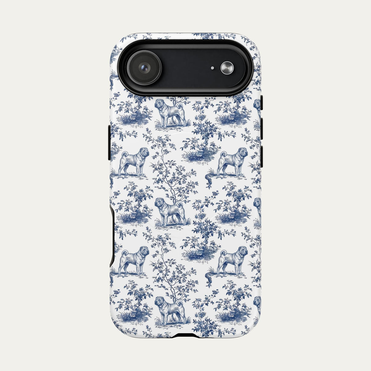 Shar Pei Blue Toile Phone case