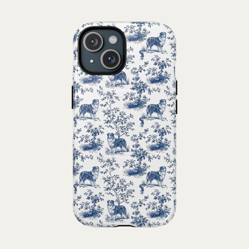 Australian Shepherd Blue Toile Phone case