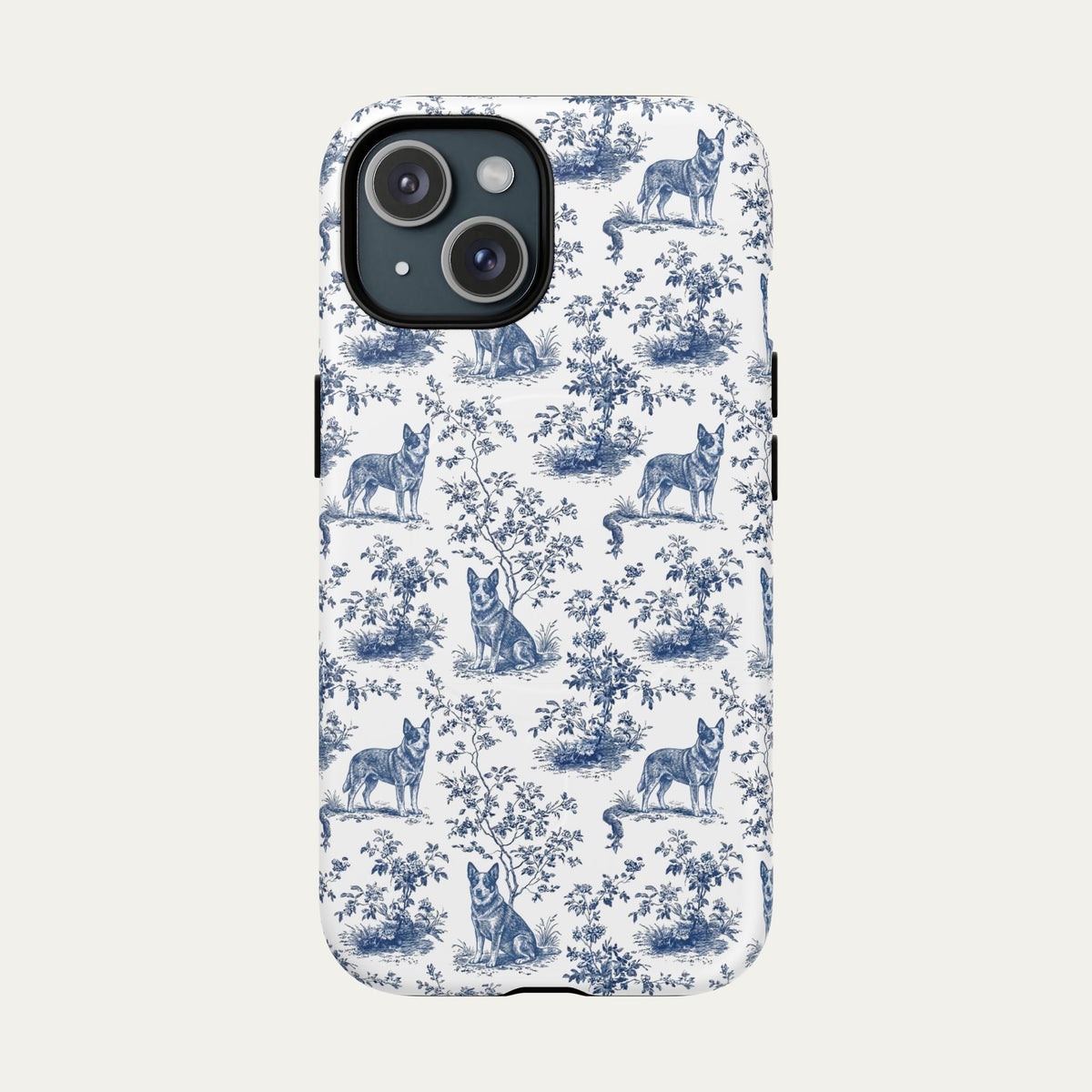 Australian Cattle Dog Blue Toile Phone case