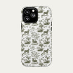 Rottweiler Sage Green Toile phone Case