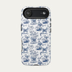 Akita Blue Toile Phone case