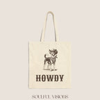 Howdy Basenji Tote Bag