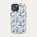 Belgian Malinois Blue Toile Phone case