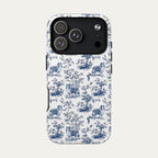 Shetland Sheepdog Blue Toile Phone case
