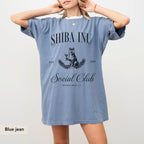 Shiba Inu Social Club Dog T-Shirt – Unisex Cotton Tee