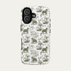 Bernese Mountain Sage Green Toile phone Case