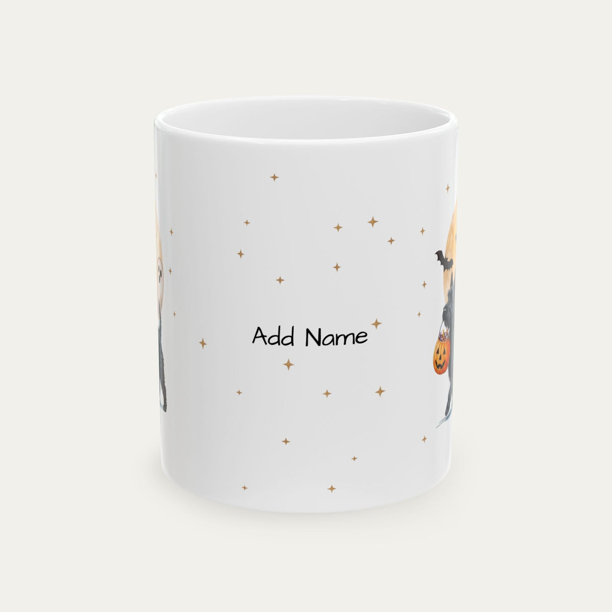 Custom Scottish Terrier Halloween mug