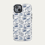 Pitbull Blue Toile Phone case