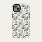 Irish Setter Sage Green Toile phone Case