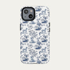 Dalmatian Blue Toile Phone case