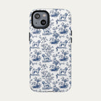 Shar Pei Blue Toile Phone case
