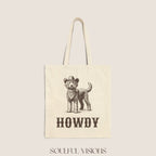 Howdy Labradoodle Tote Bag