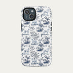 Sloughi Blue Toile Phone case