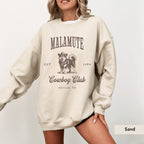 Alaskan Malamute Cowboy Club Sweatshirt