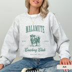 Alaskan Malamute Cowboy Club Sweatshirt