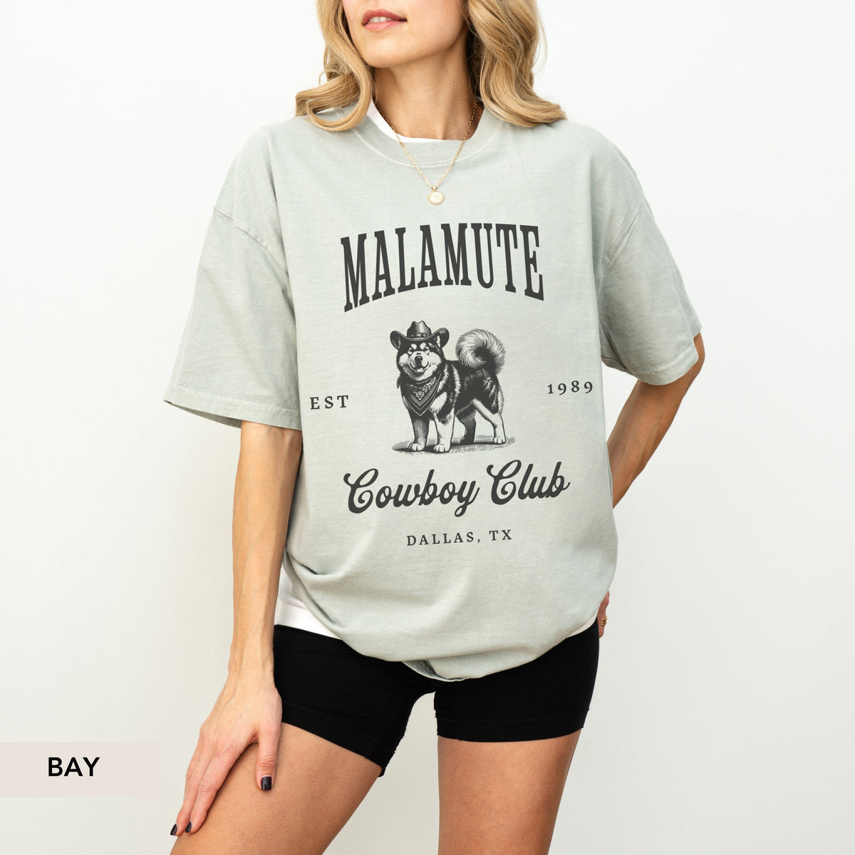 Alaskan Malamute Cowboy Club Shirt