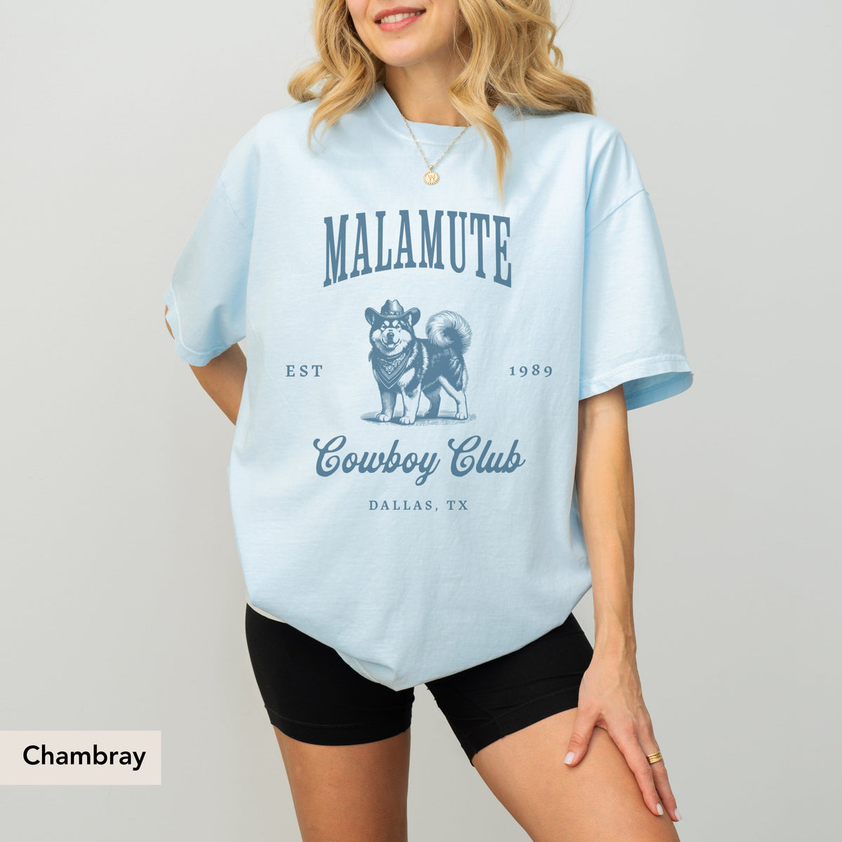 Alaskan Malamute Cowboy Club Shirt