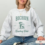 Bichon Frise Cowboy Club Sweatshirt