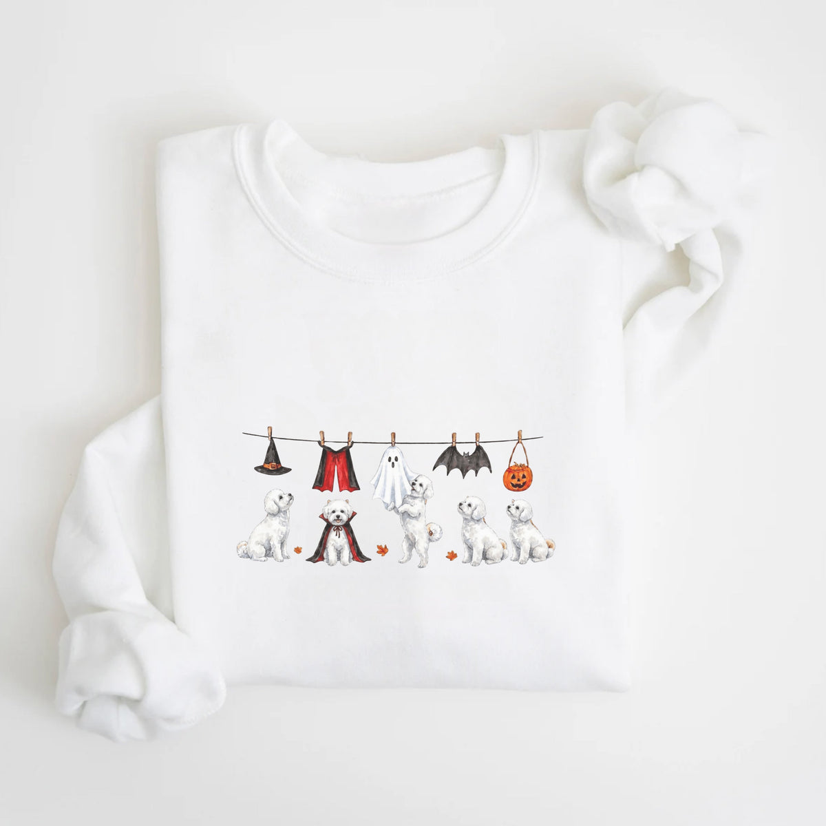 Bichon Frise Halloween Sweatshirt