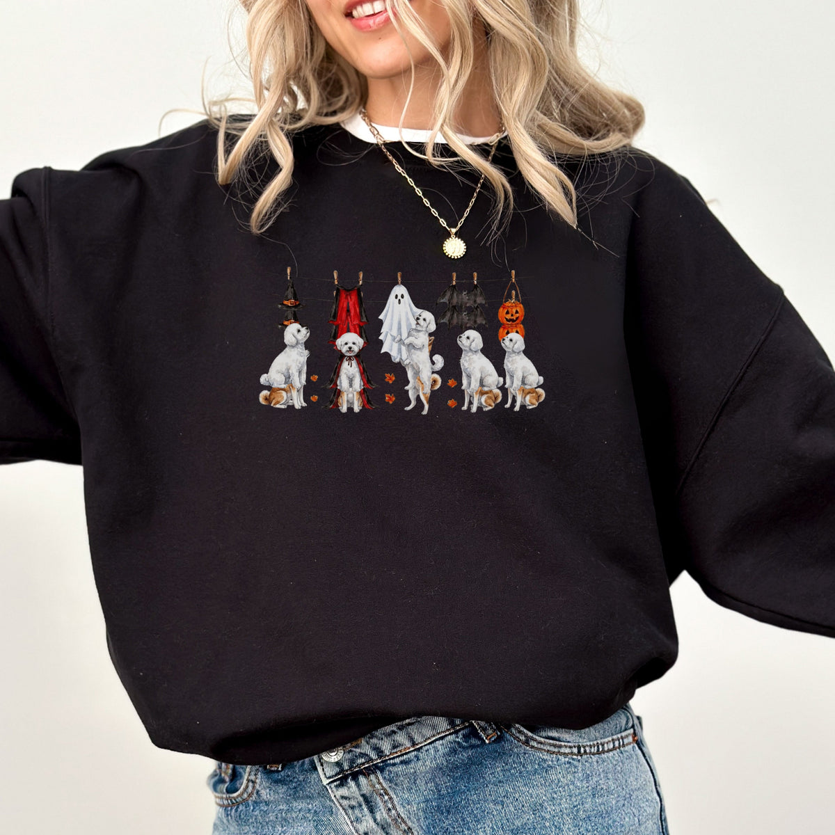 Bichon Frise Halloween Sweatshirt