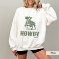 Boston Terrier Howdy Christmas Sweatshirt