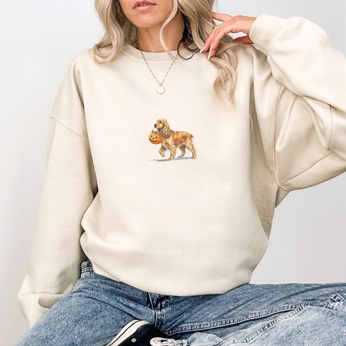 Cocker Spaniel Halloween Sweatshirt