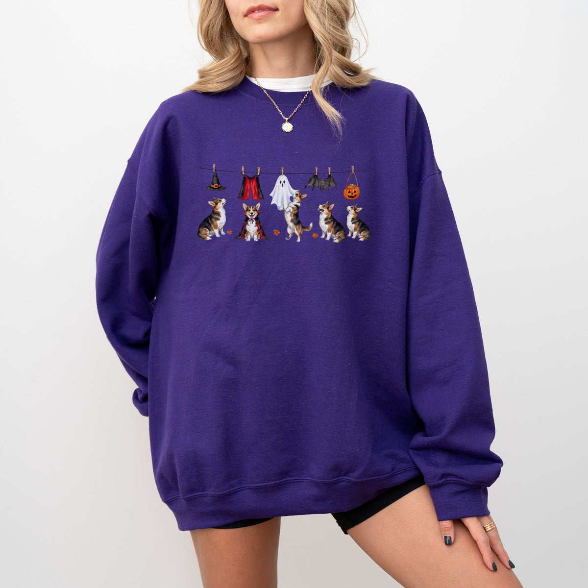 Corgi Tri Color Halloween Sweatshirt
