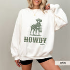 Doberman Pinscher Howdy Christmas Sweatshirt