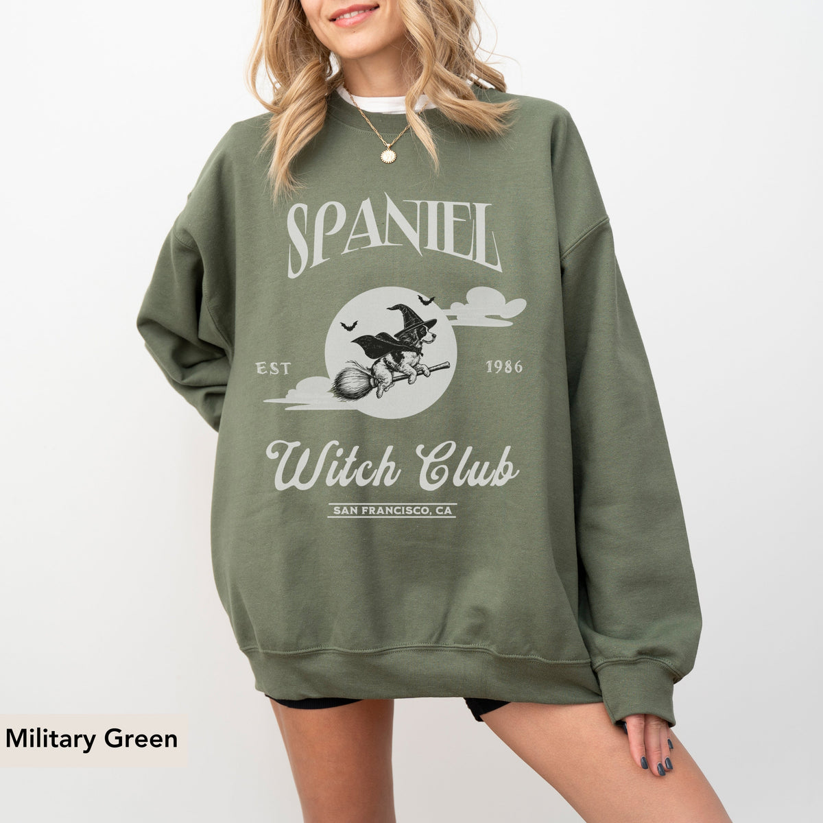 English Springer Spaniel Witch Club Sweatshirt