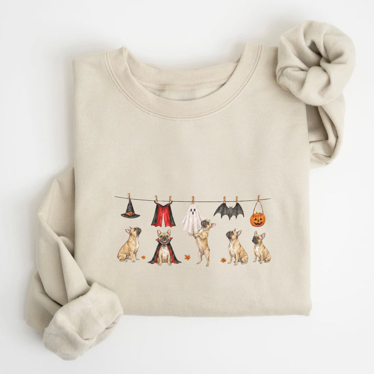 French bulldog fawn Halloween Sweatshirt
