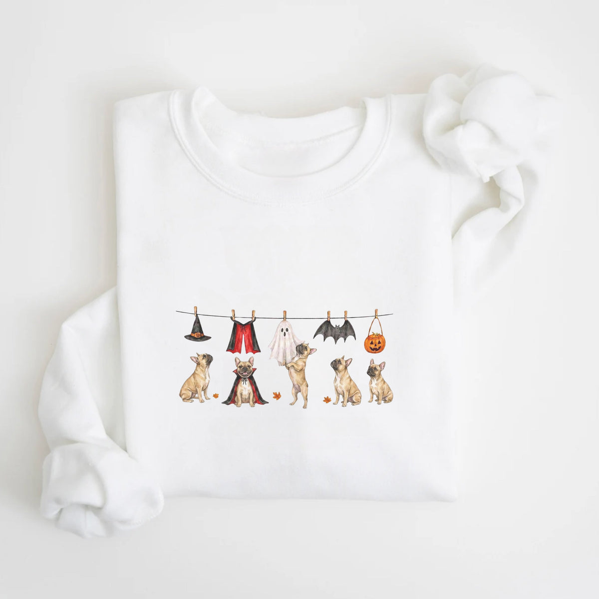 French bulldog fawn Halloween Sweatshirt
