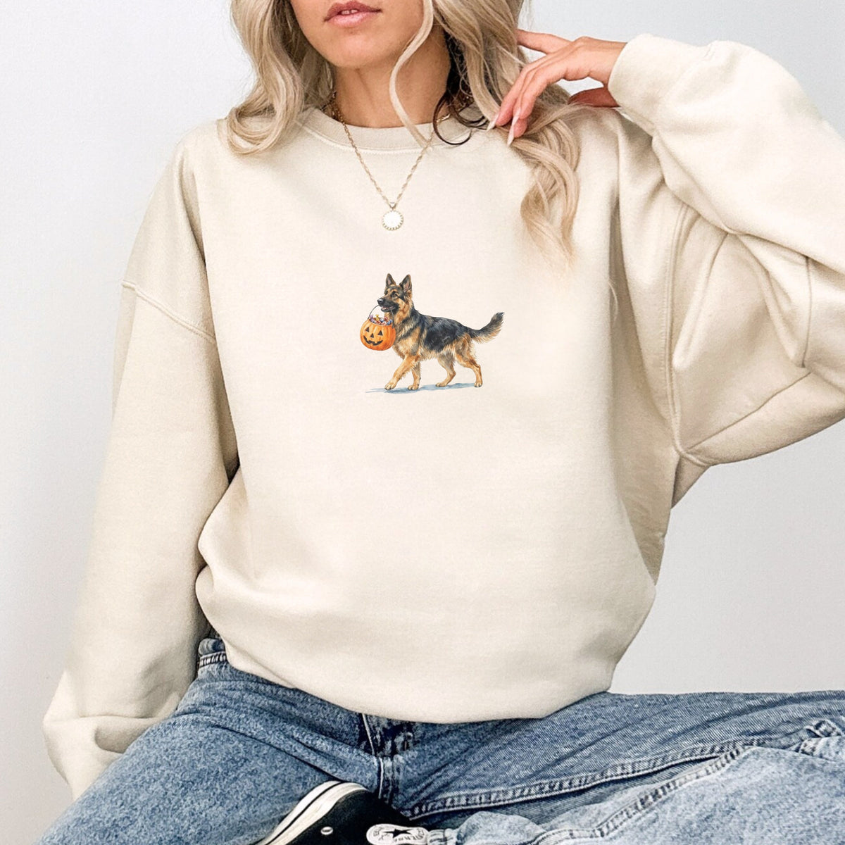 German Shepherd Halloween Sweatshirt