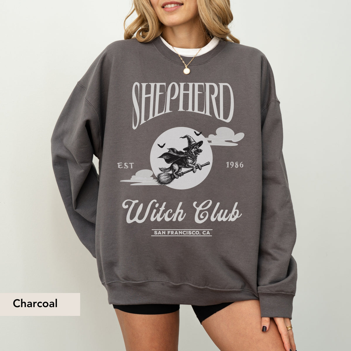 German Shepherd Witch Club Sweatshirt