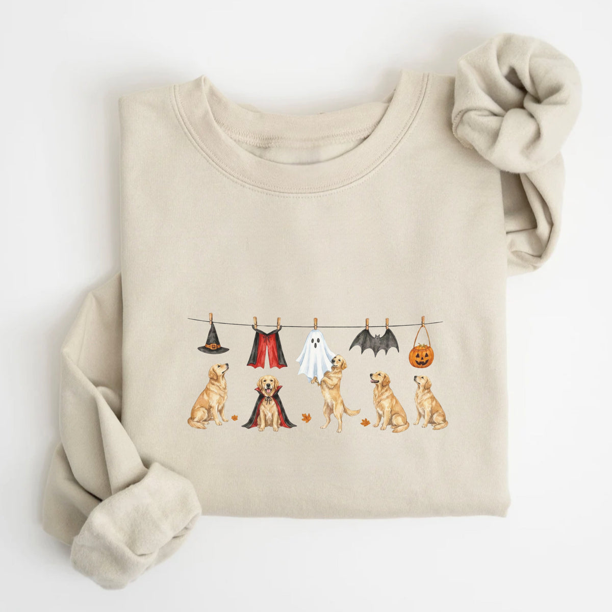 Golden Retriever Halloween Sweatshirt