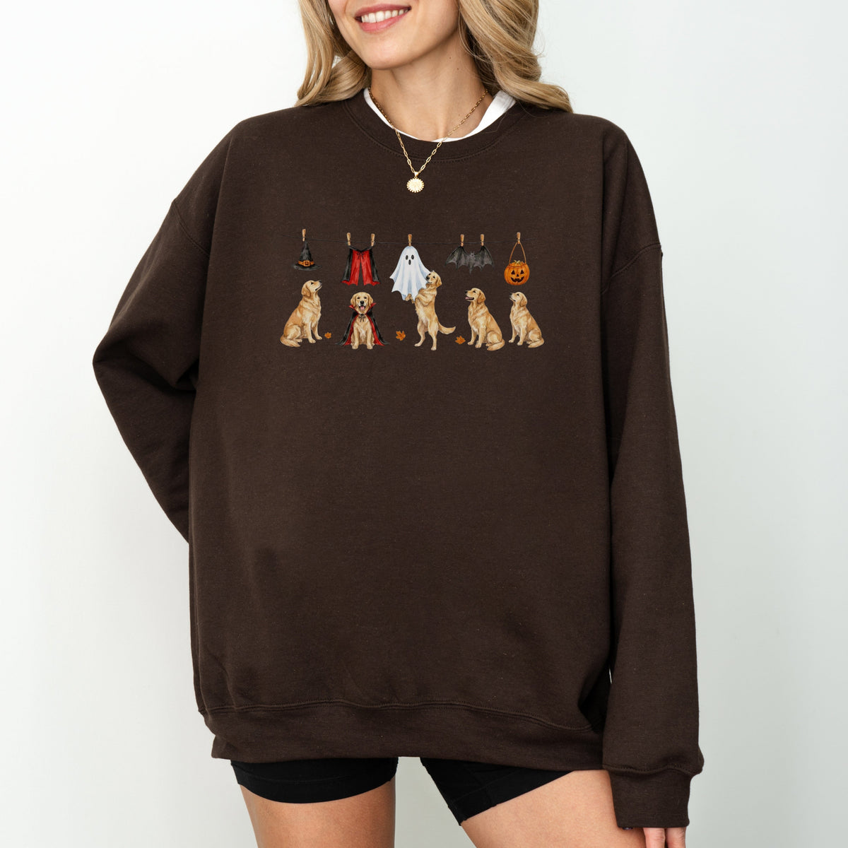 Golden Retriever Halloween Sweatshirt
