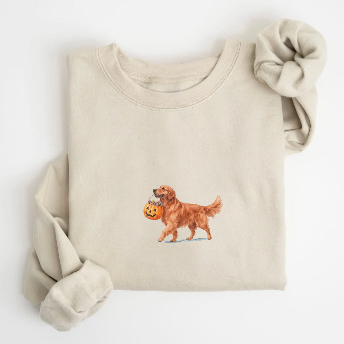 Golden Retriever Red Halloween Sweatshirt