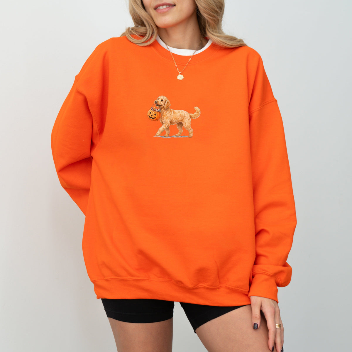 Goldendoodle Apricot Halloween Sweatshirt