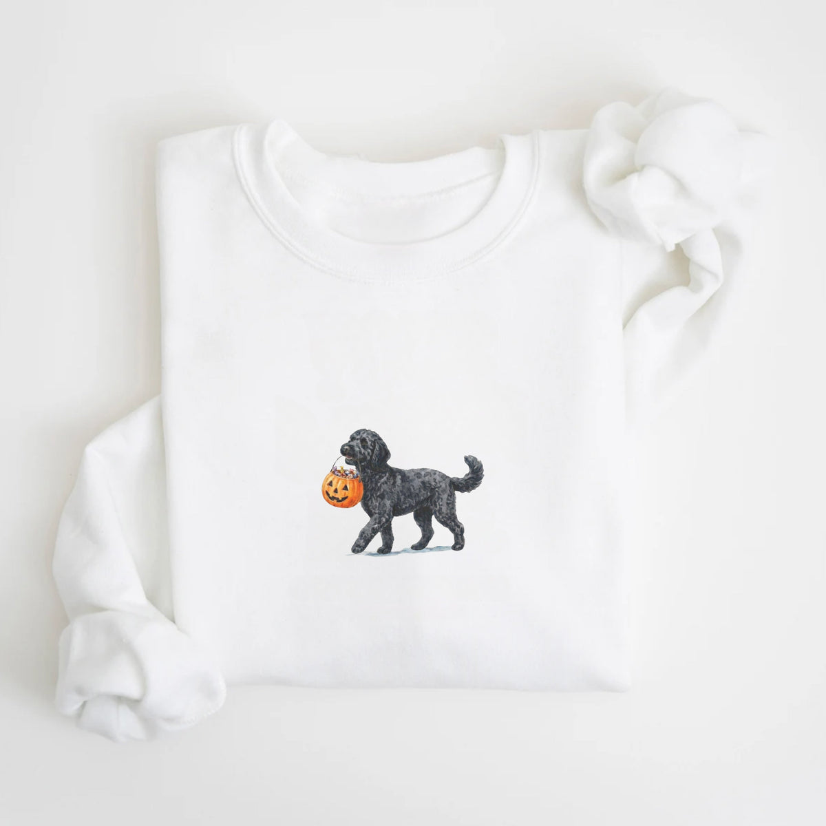 Goldendoodle Black Halloween Sweatshirt