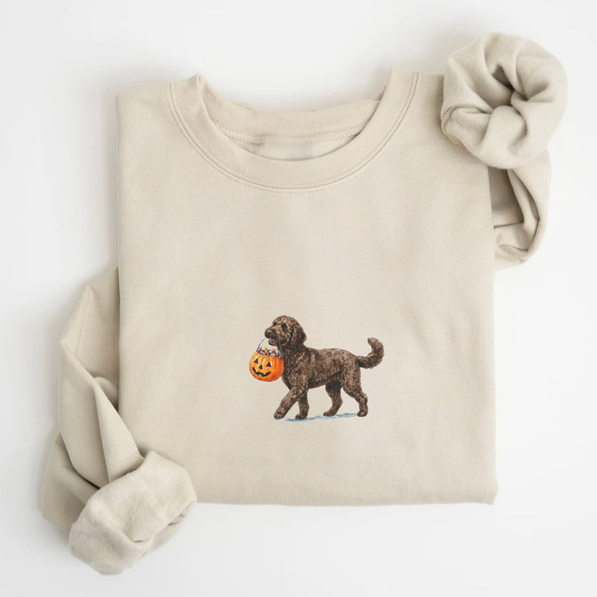 Goldendoodle Chocolate Halloween Sweatshirt