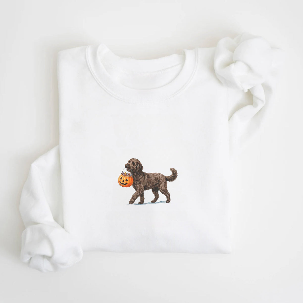 Goldendoodle Chocolate Halloween Sweatshirt